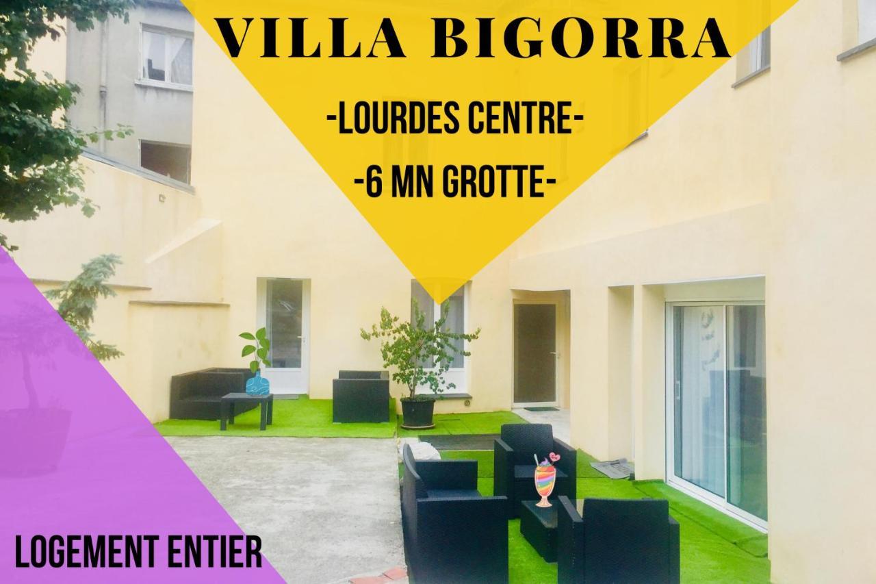 Villa Bigorra Lourdes centre Le Sanctuaire La Grotte , parking Esterno foto
